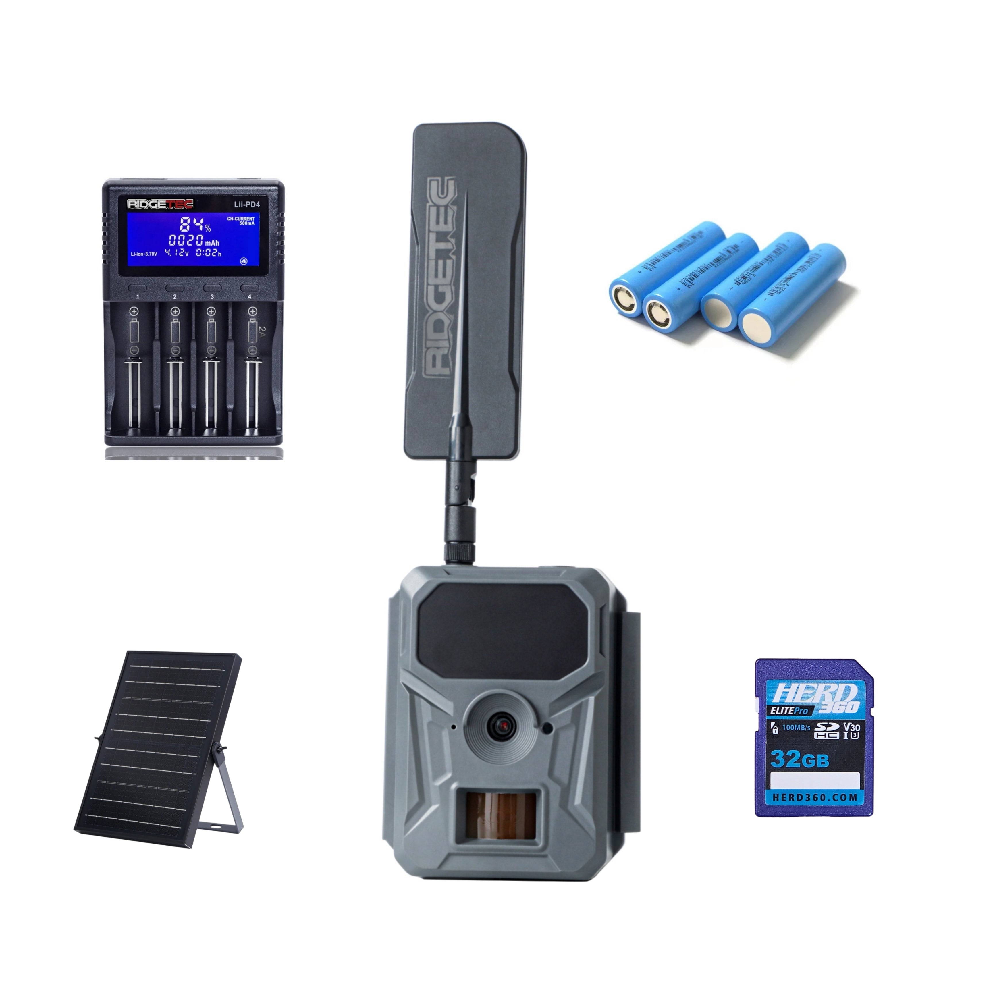 Ridgetec Lookout-X SD Card, Solar and Lithium Battery Bundle