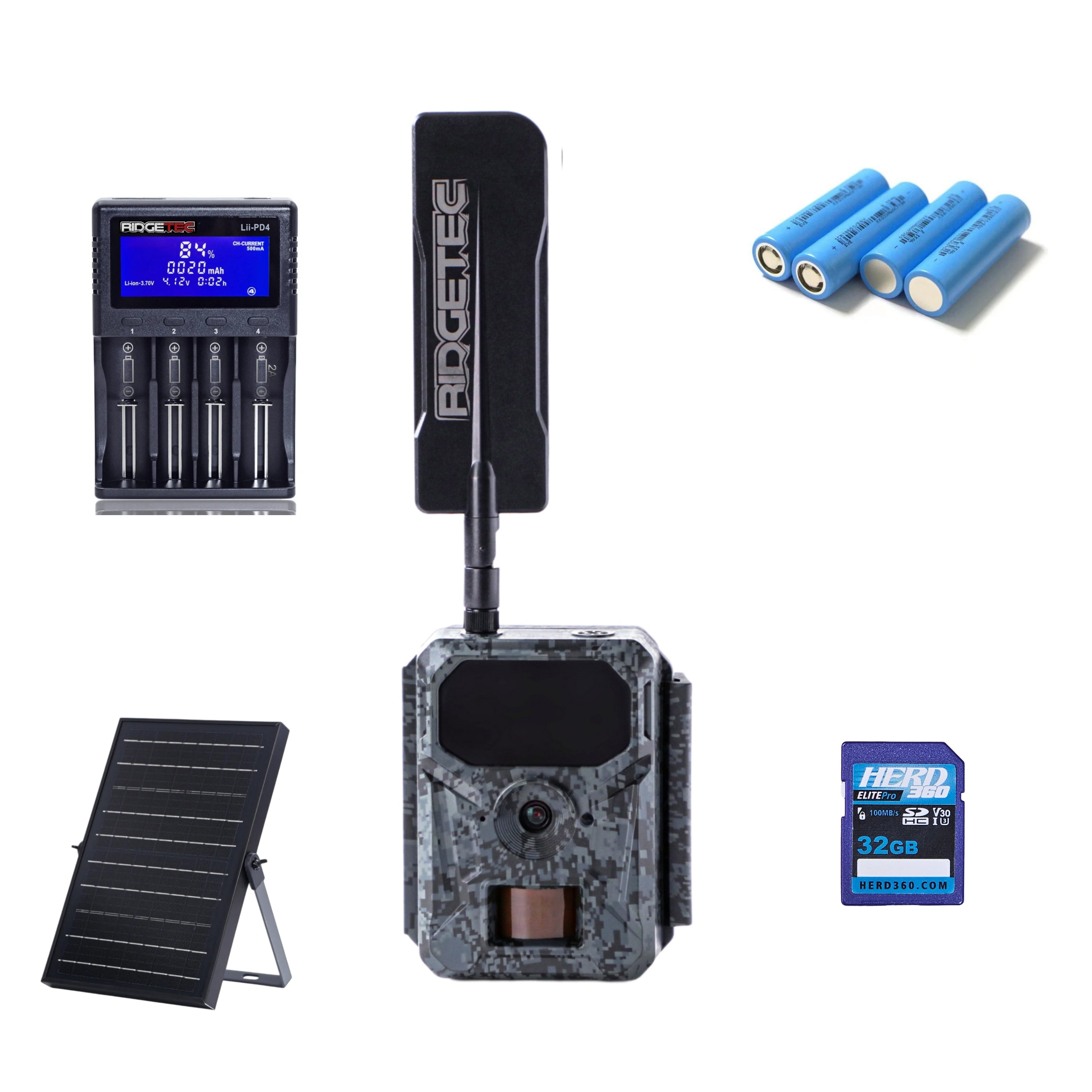 Ridgetec Lookout-X SD Card, Solar and Lithium Battery Bundle