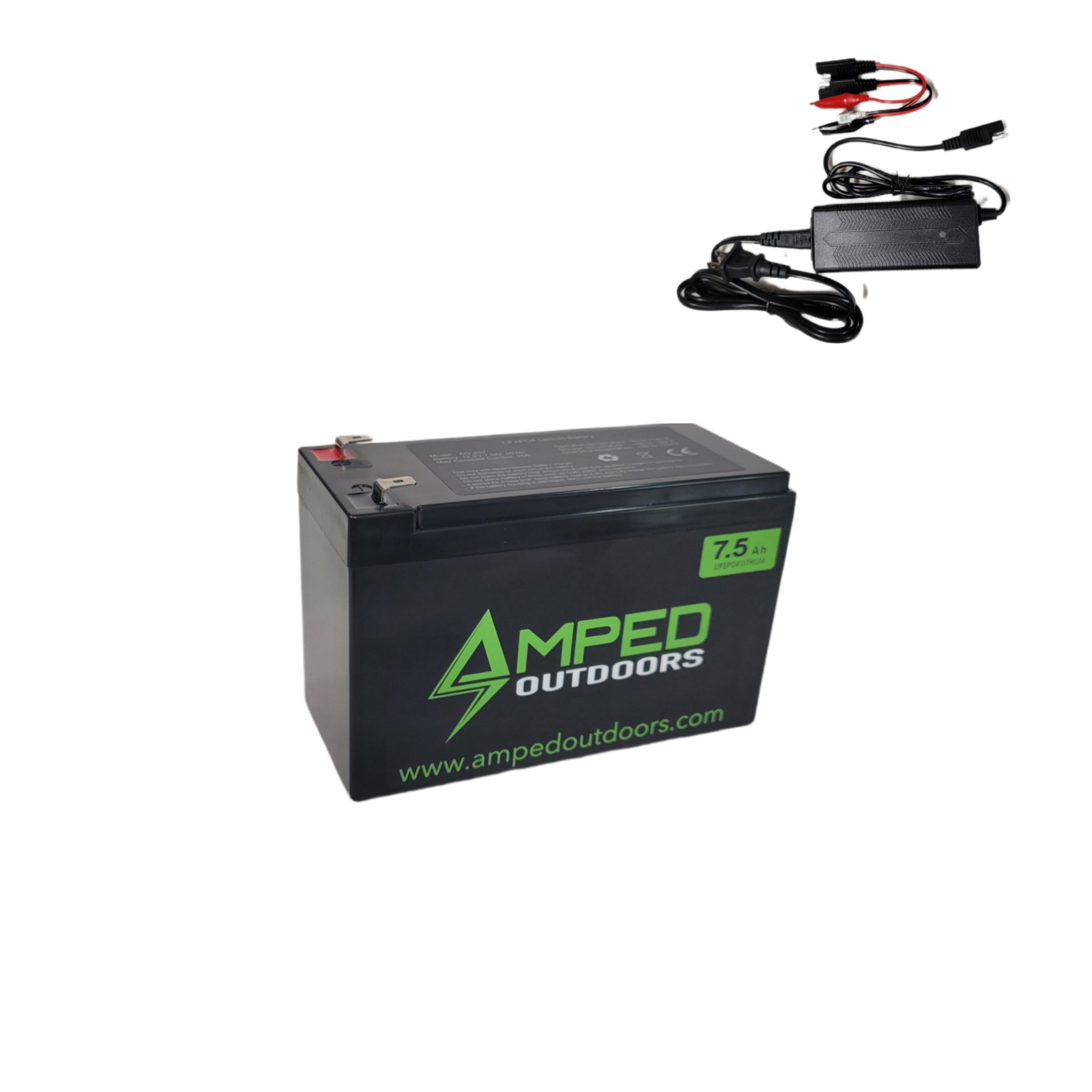 Amped Outdoors 7.5Ah Lithium Battery